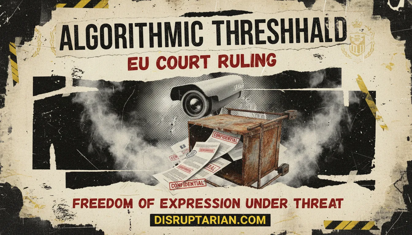 The Algorithmic Threshold: How the EU Court's 'Control' Ruling Threatens Platform Liability and Freedom of Expression