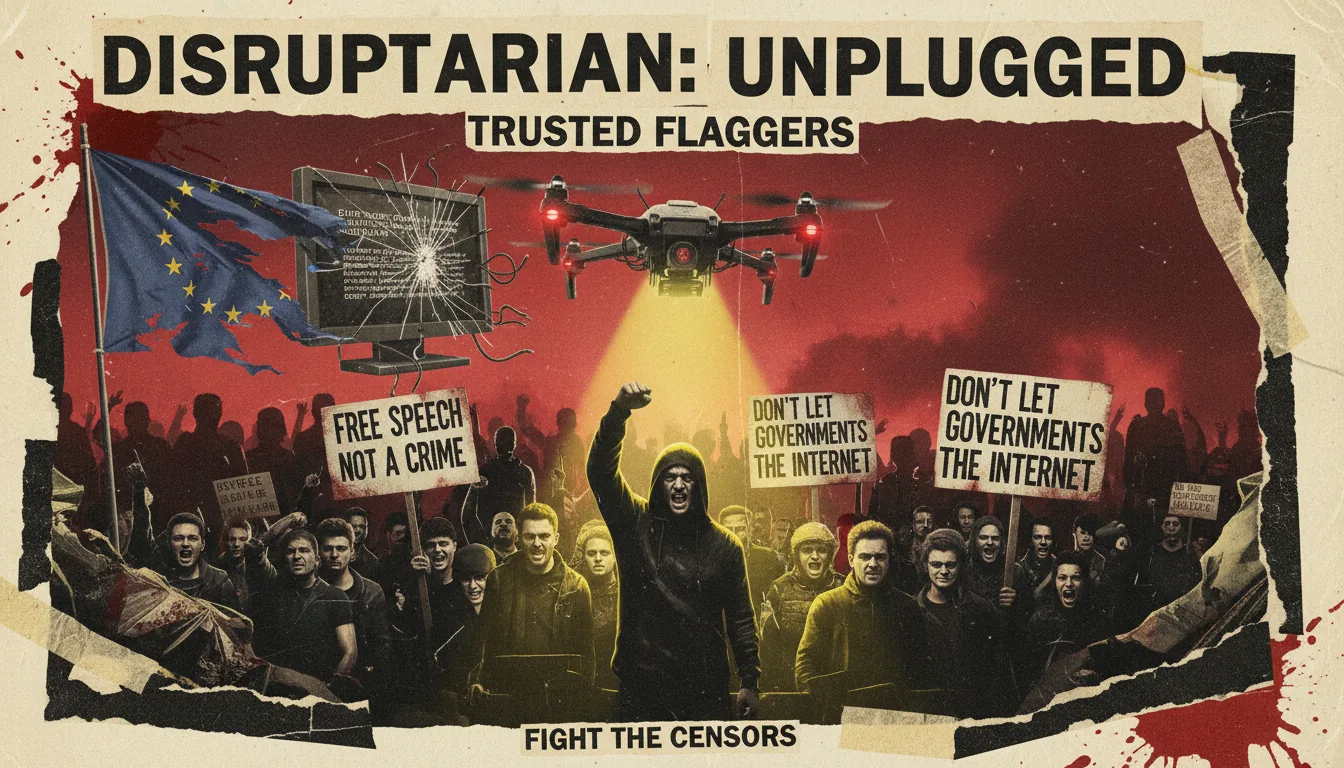 EFF and ARTICLE 19 Sound Alarm: Trusted Flaggers Could Turn the DSA into a Censorship Machine
