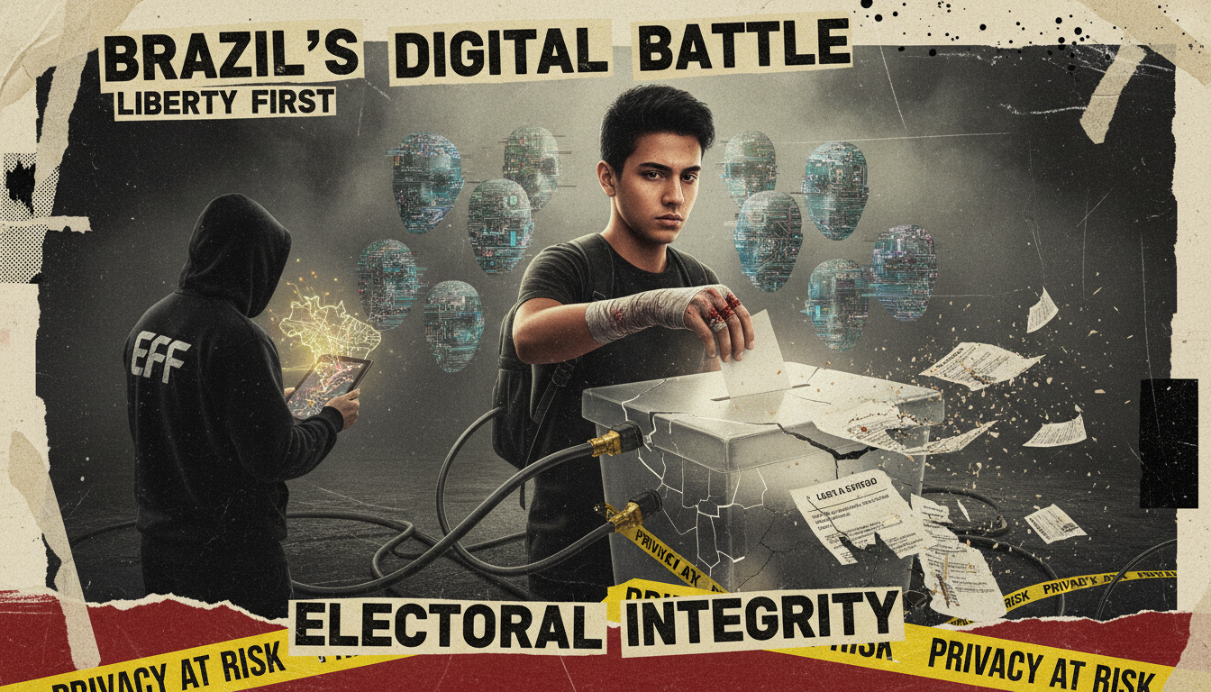 Brazil's Ballot, Brazil's Data: EFF and Allies Say Privacy Is the Real Swing State