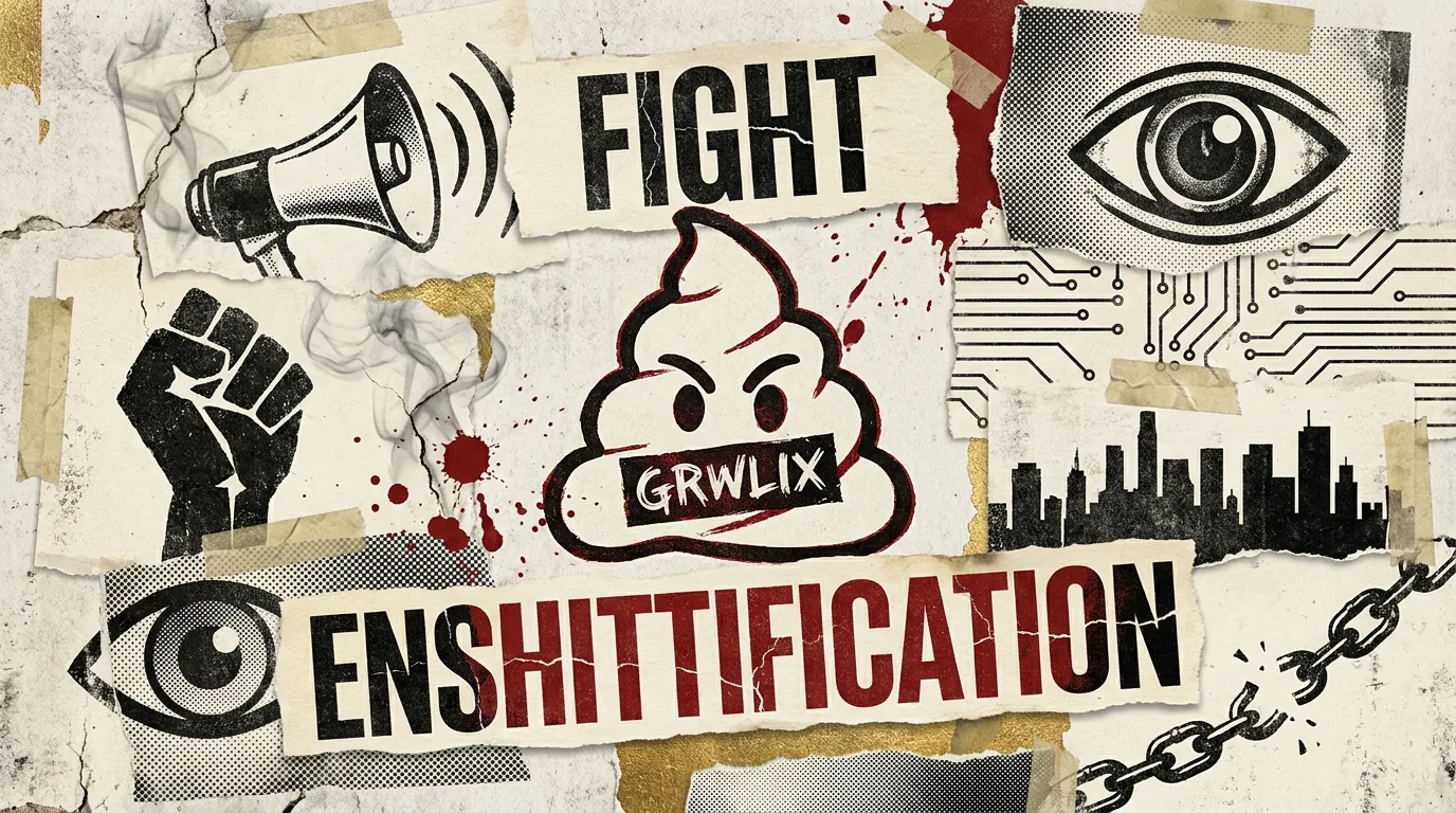 Enshittification Merch: The Pin That Turns Protest Into Swag