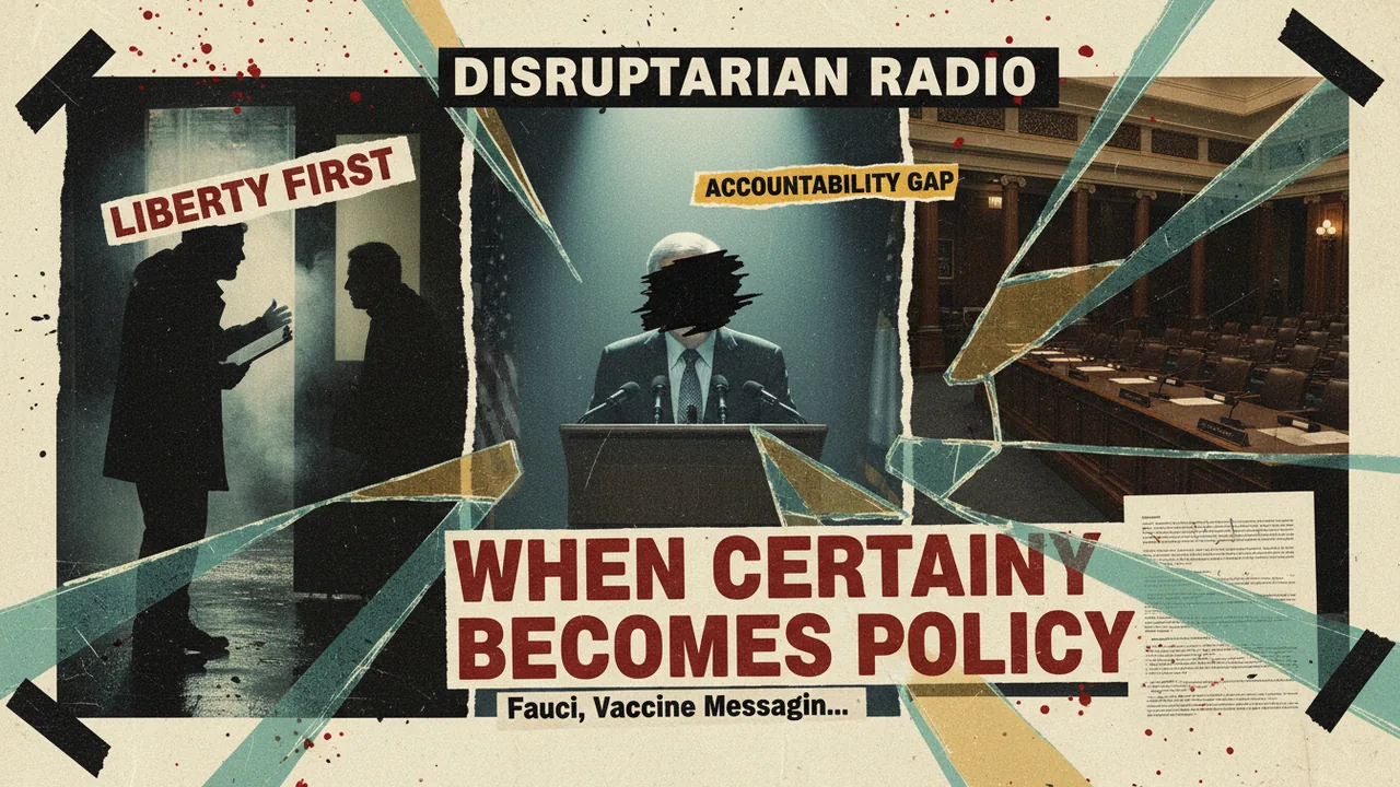 When Certainty Becomes Policy: Fauci, Vaccine Messaging, and the Accountability Gap