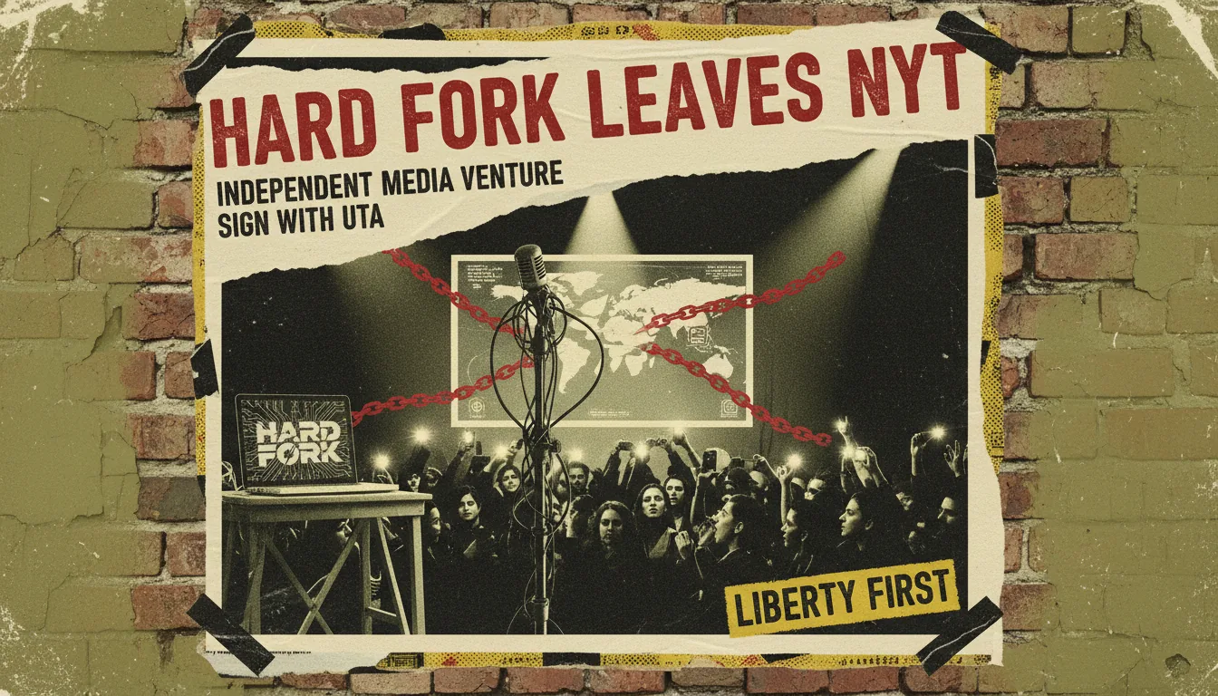 Hard Fork Hosts Break from NYT to Forge Independent Media Path with UTA