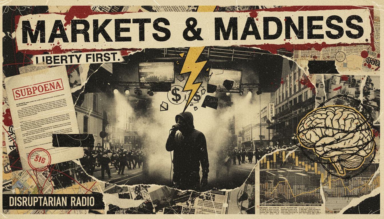 Disruptarian Radio artwork for Markets and Madness: Markets and Madness: Nerves, Prices, and Staying Grounded