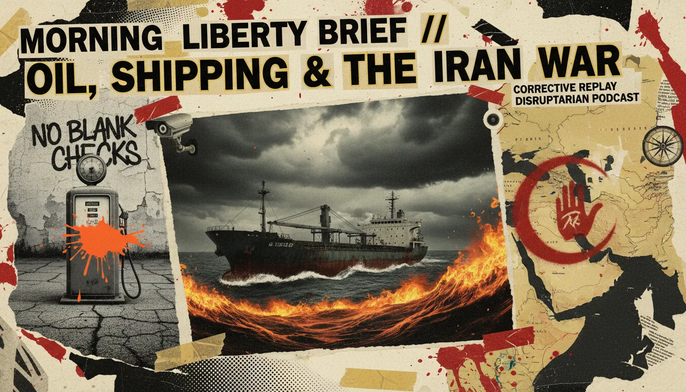 Morning Liberty Brief — Corrective Replay: A Deep Dive into Oil, Shipping, and the Iran War