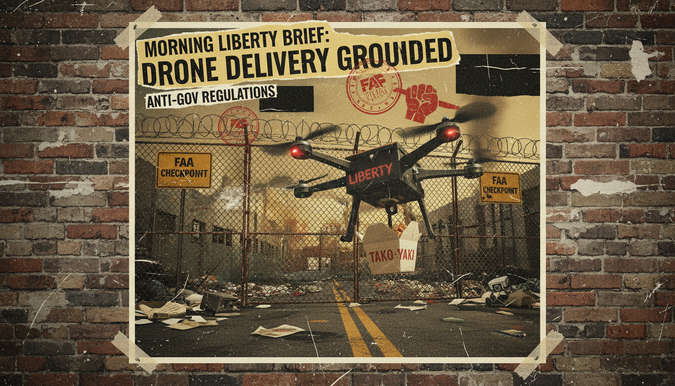 Morning Liberty Brief: Why Drone Delivery Is Still Waiting for Permission