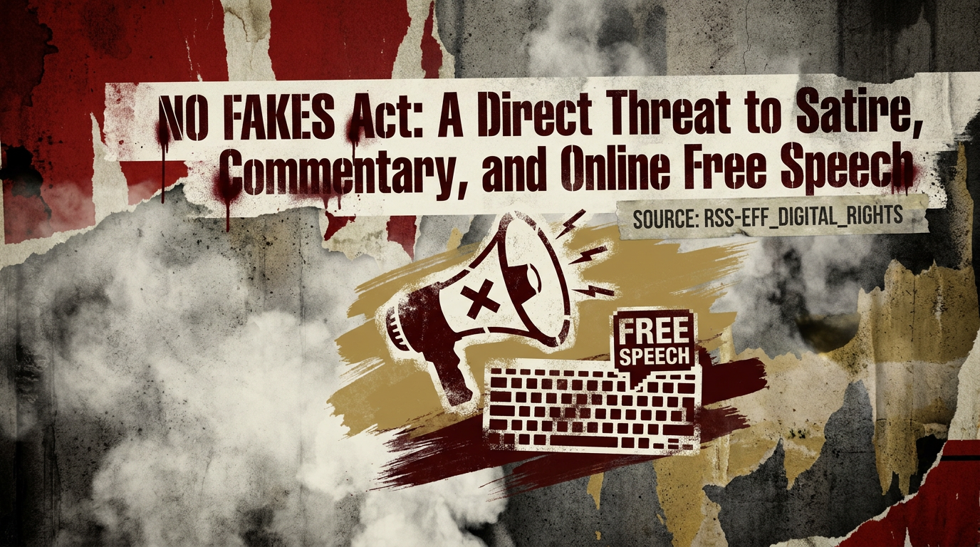 NO FAKES Act: A Direct Threat to Satire, Commentary, and Online Free Speech