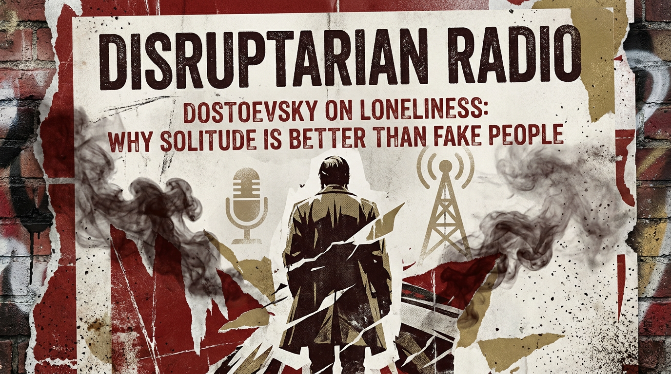 Disruptarian Radio Dostoevsky on Loneliness: Why Solitude Is Better Than Fake People