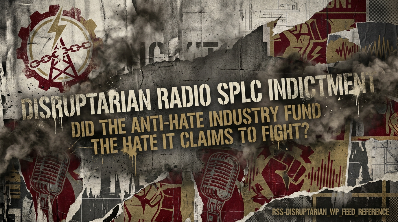 Disruptarian Radio SPLC Indictment: Did the Anti-Hate Industry Fund the Hate It Claims to Fight?