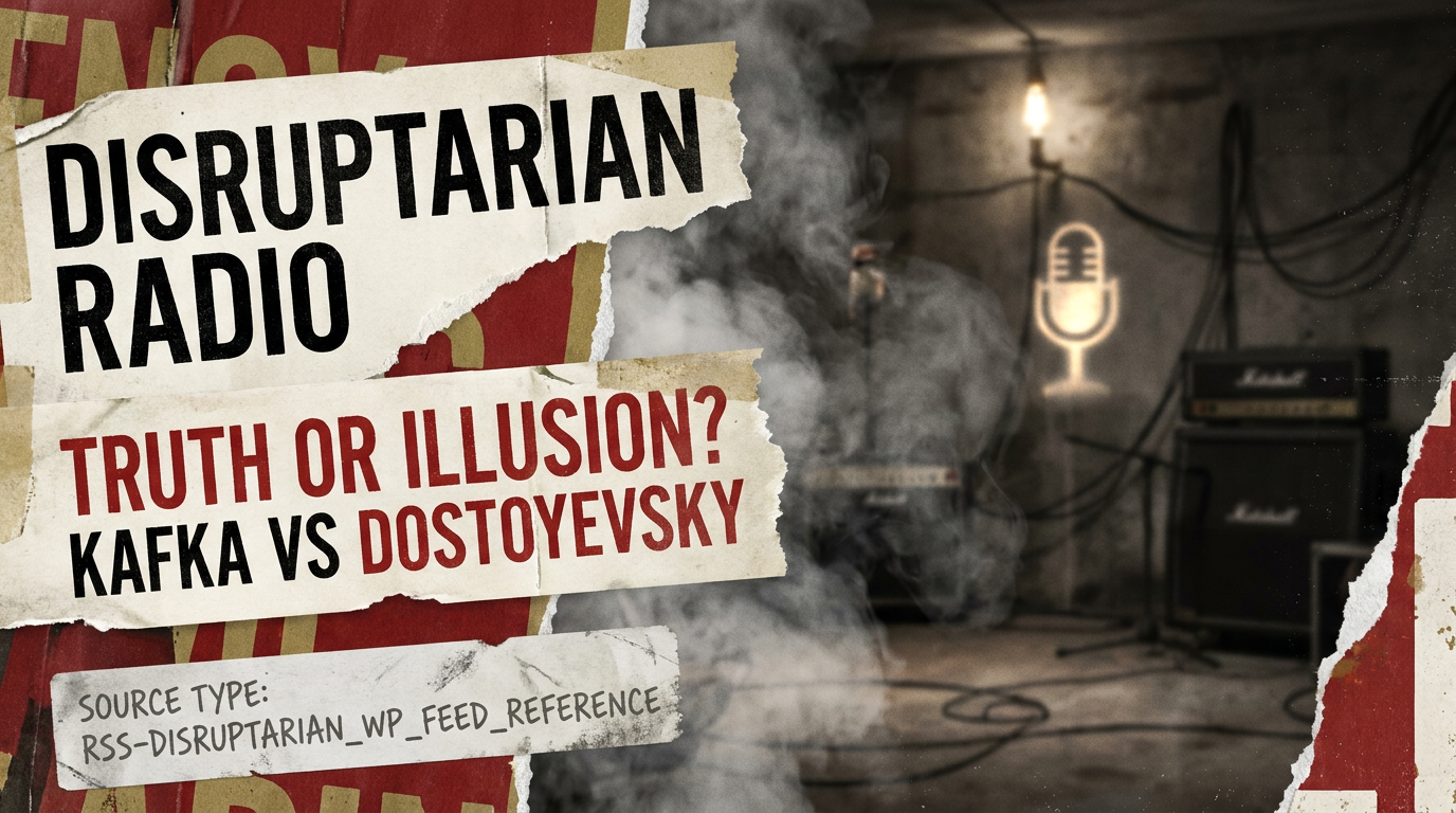 Disruptarian Radio Truth or Illusion? Kafka vs Dostoyevsky