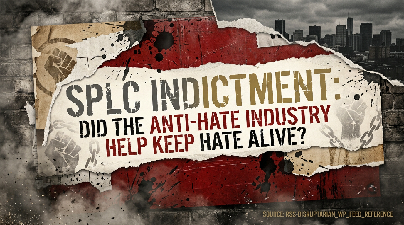 SPLC Indictment: Did the Anti-Hate Industry Help Keep Hate Alive?