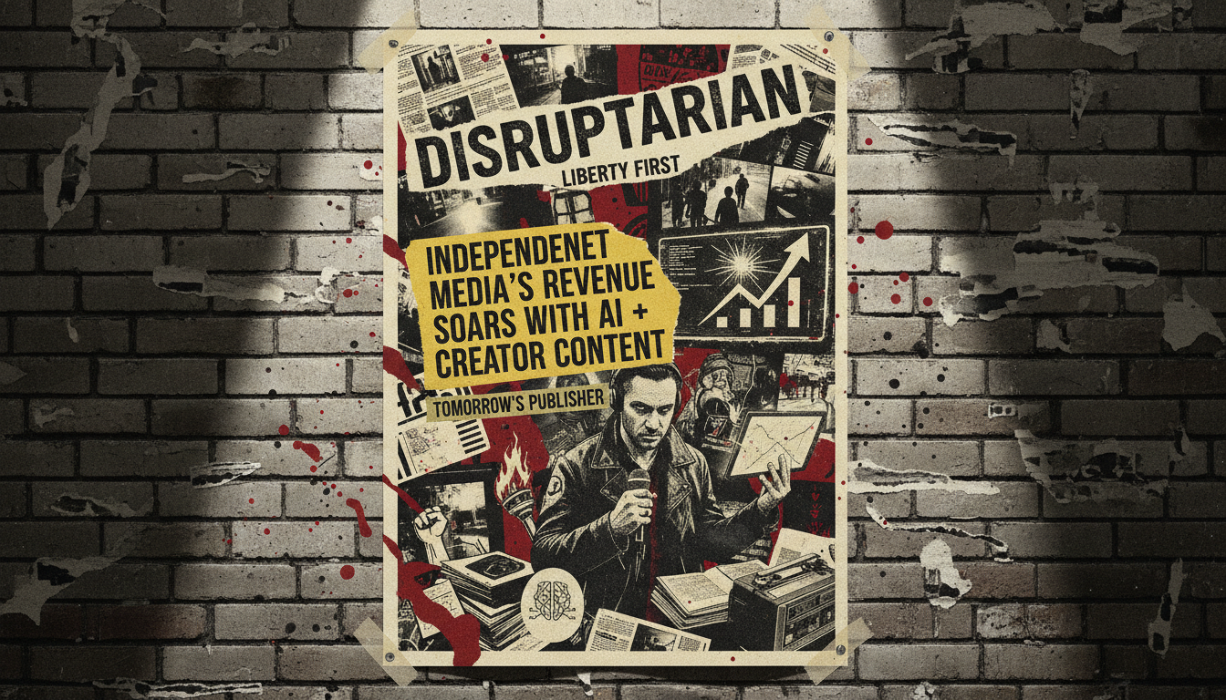 Disruptarian featured image for Independent Media's revenue grows 15% with AI and creator content - Tomorrow's Publisher