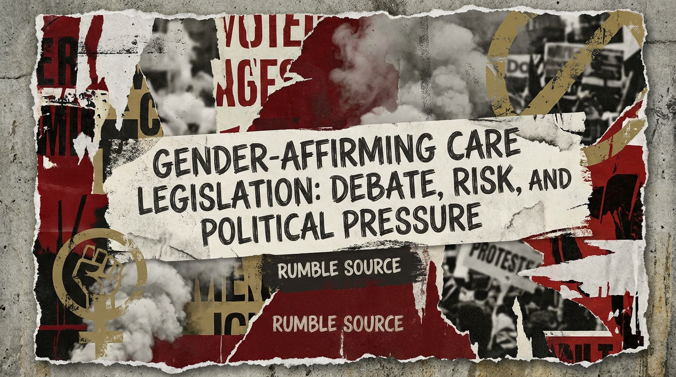 Disruptarian featured image for Gender-Affirming Care Legislation: Debate, Risk, and Political Pressure