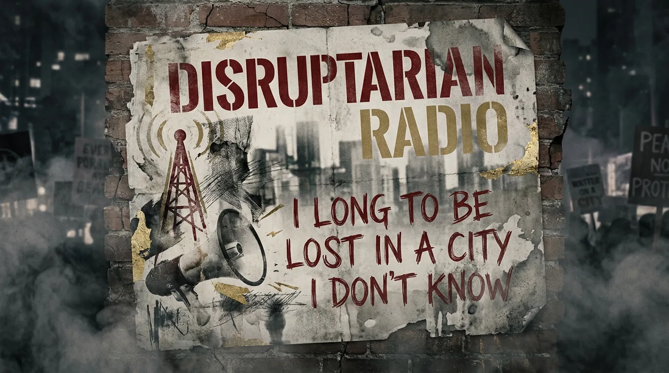 I Long to Be Lost in a City I Don’t Know