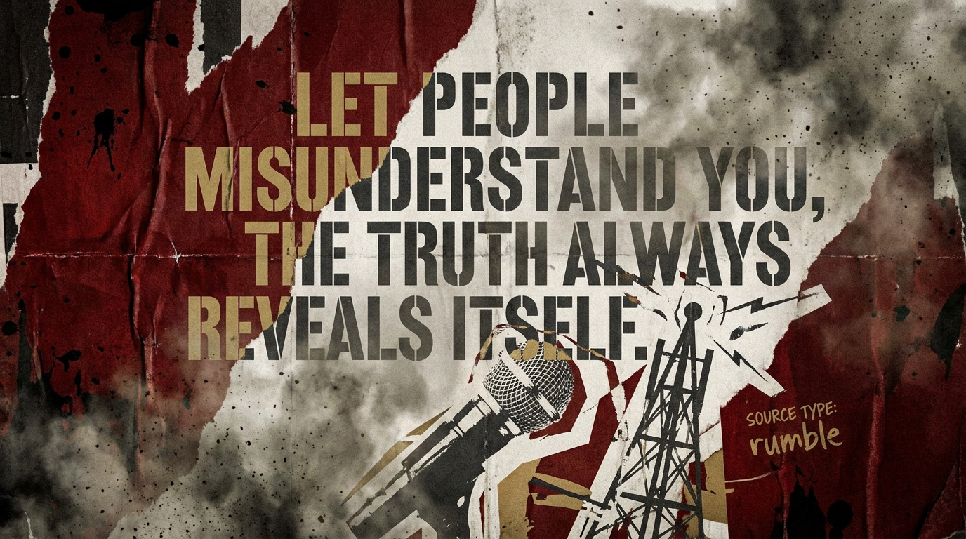 Disruptarian featured image for Let People Misunderstand You, The Truth Always Reveals Itself