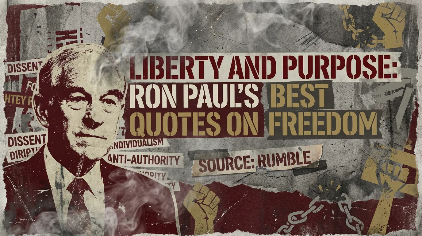 Liberty and Purpose: Ron Paul's Best Quotes on Freedom