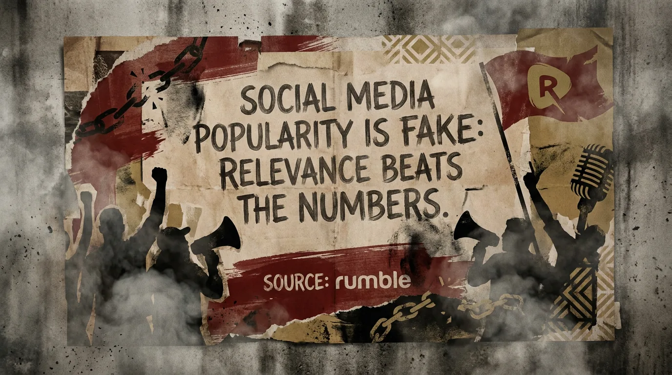 Social Media Popularity Is Fake: Relevance Beats the Numbers