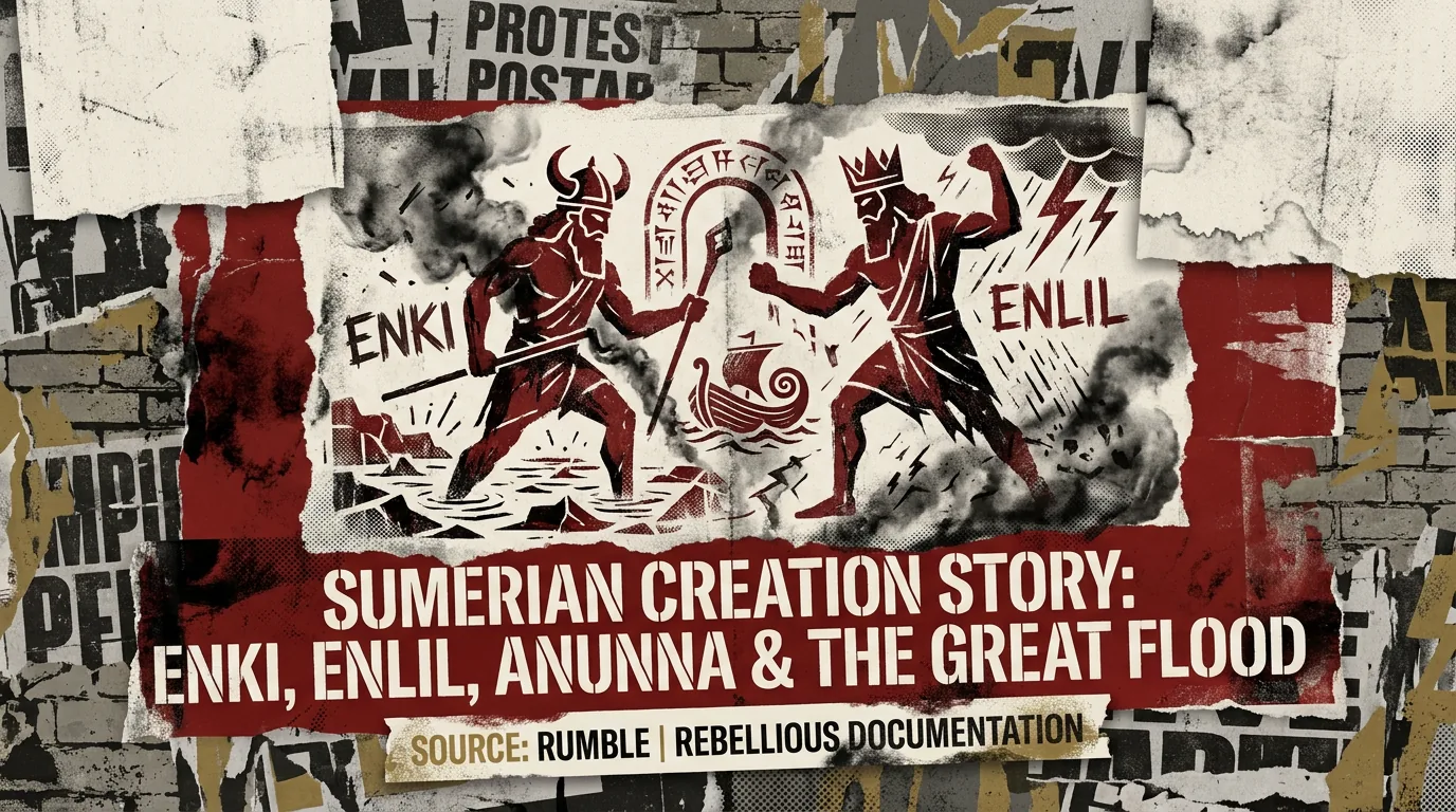 Sumerian Creation Story: Enki, Enlil, Anunna & the Great Flood