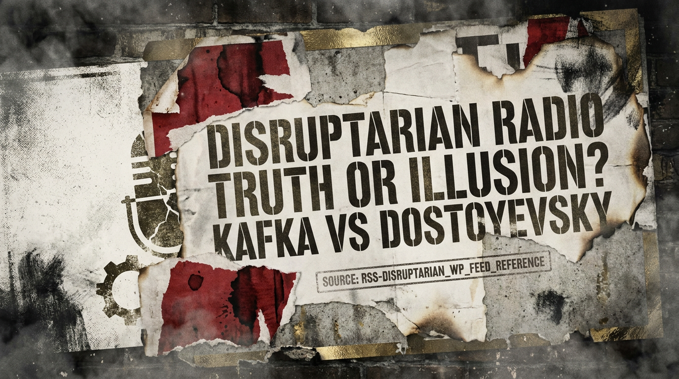 Disruptarian featured image for Truth or Illusion? Kafka vs Dostoyevsky
