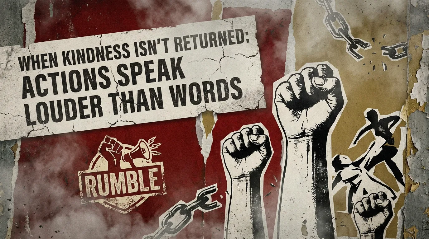 When Kindness Isn't Returned: Actions Speak Louder Than Words