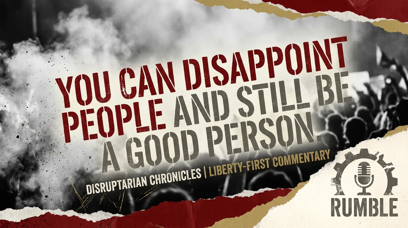 You Can Disappoint People and Still Be a Good Person