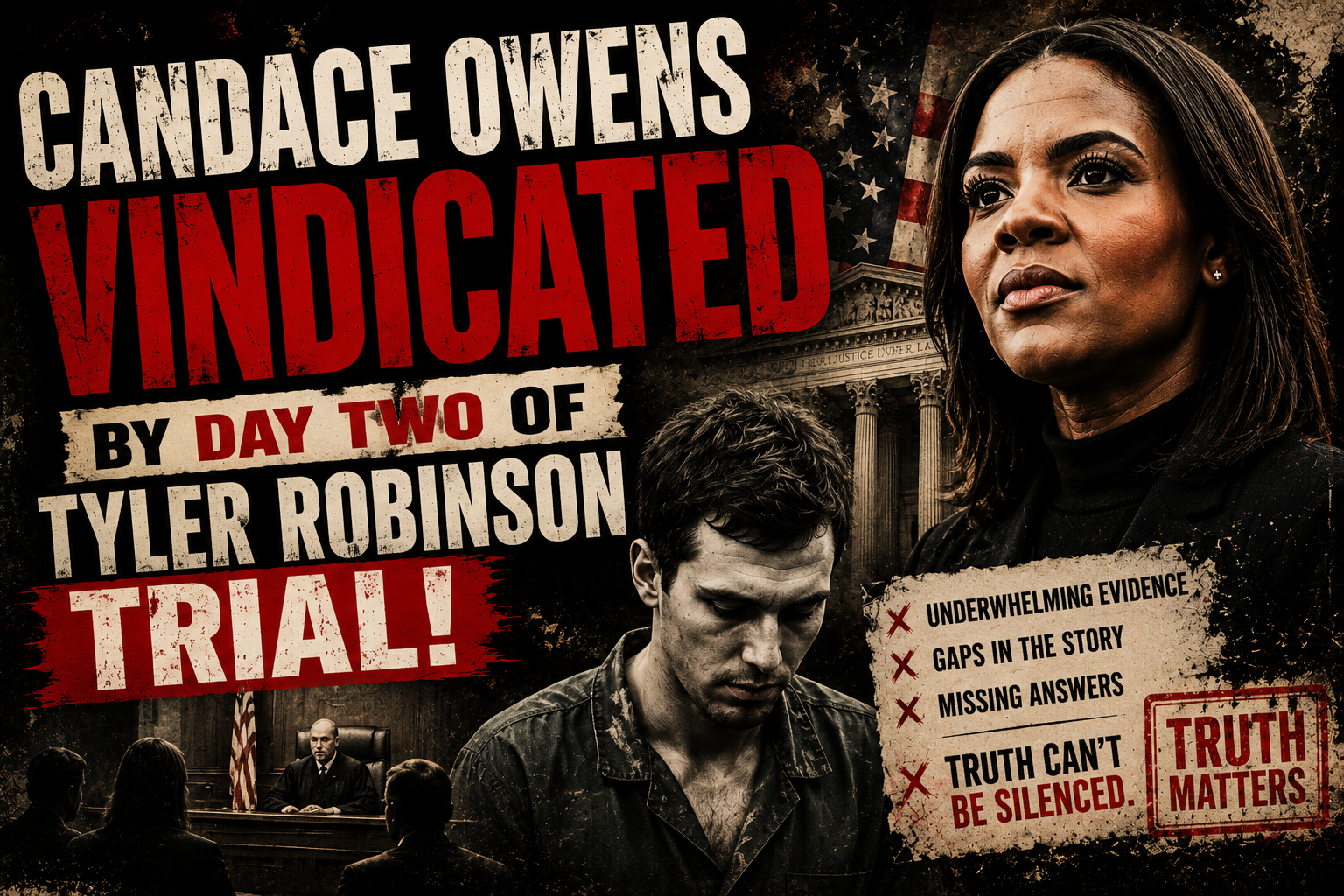 Tyler Robinson Hearing Day Two: Why Candace Owens Was Right to Ask Questions