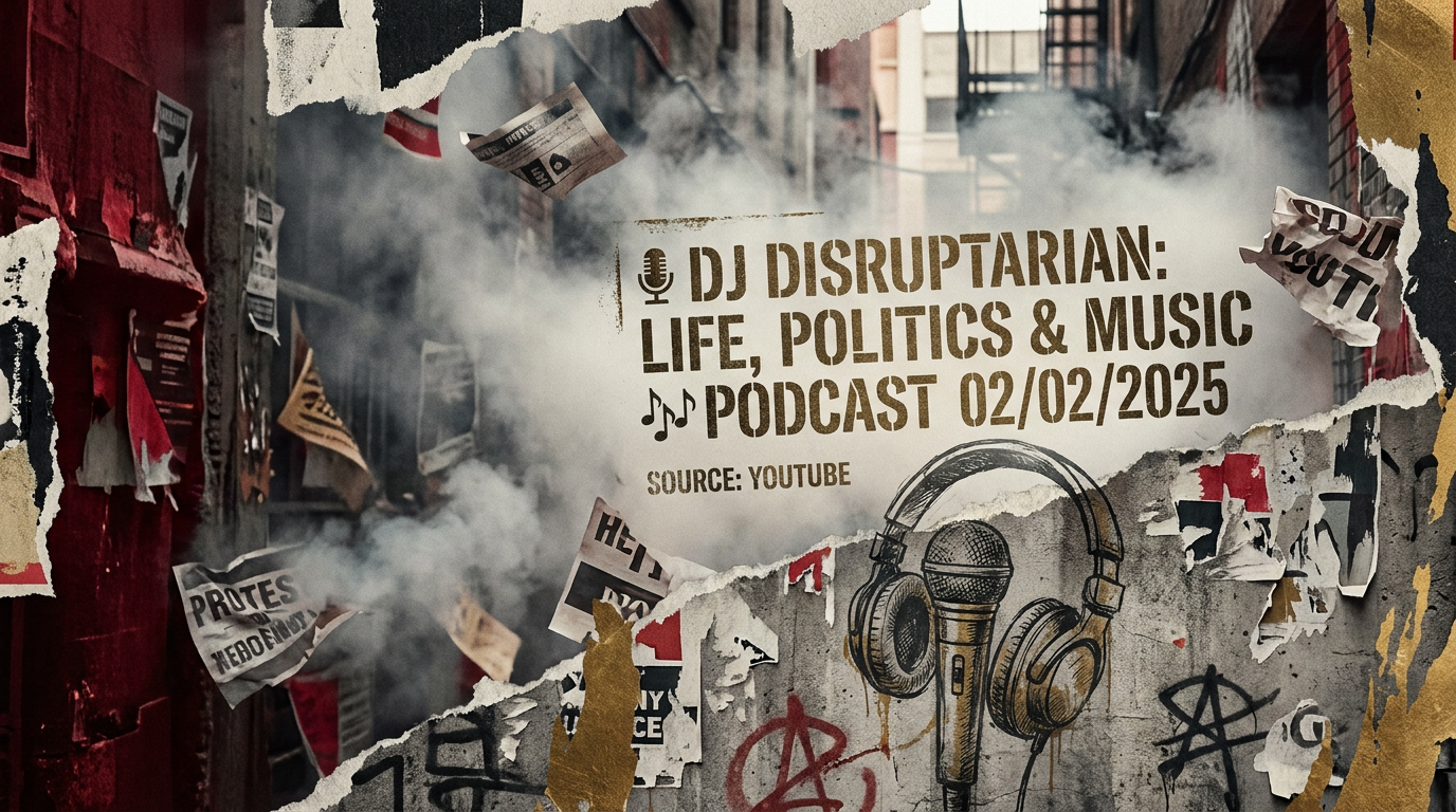 Disruptarian featured image for 🎙️ DJ Disruptarian: Life, Politics & Music 🎶 Podcast 02/02/2025