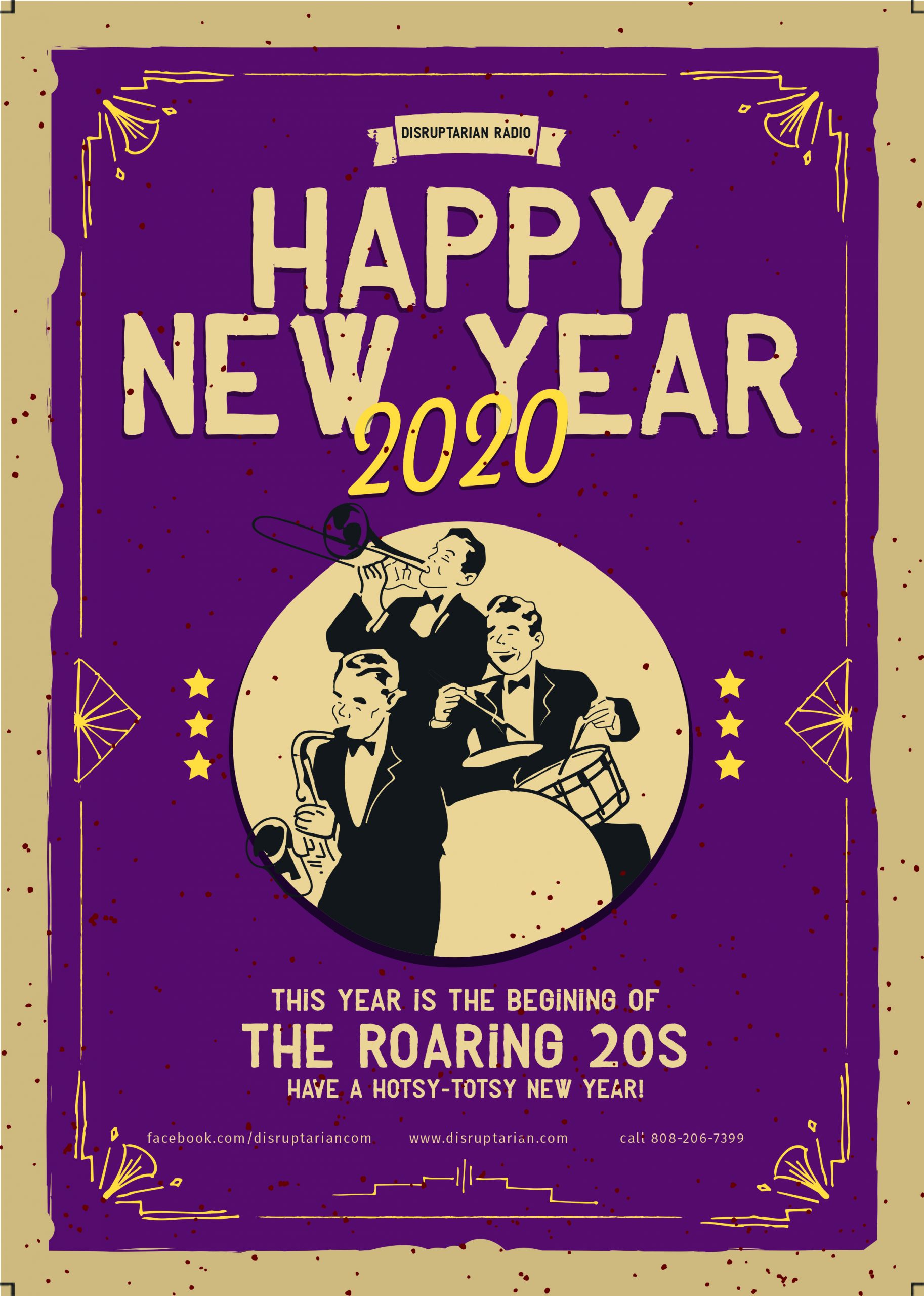 Happy New Year 2020 - Welcome to the ROARING 20s!