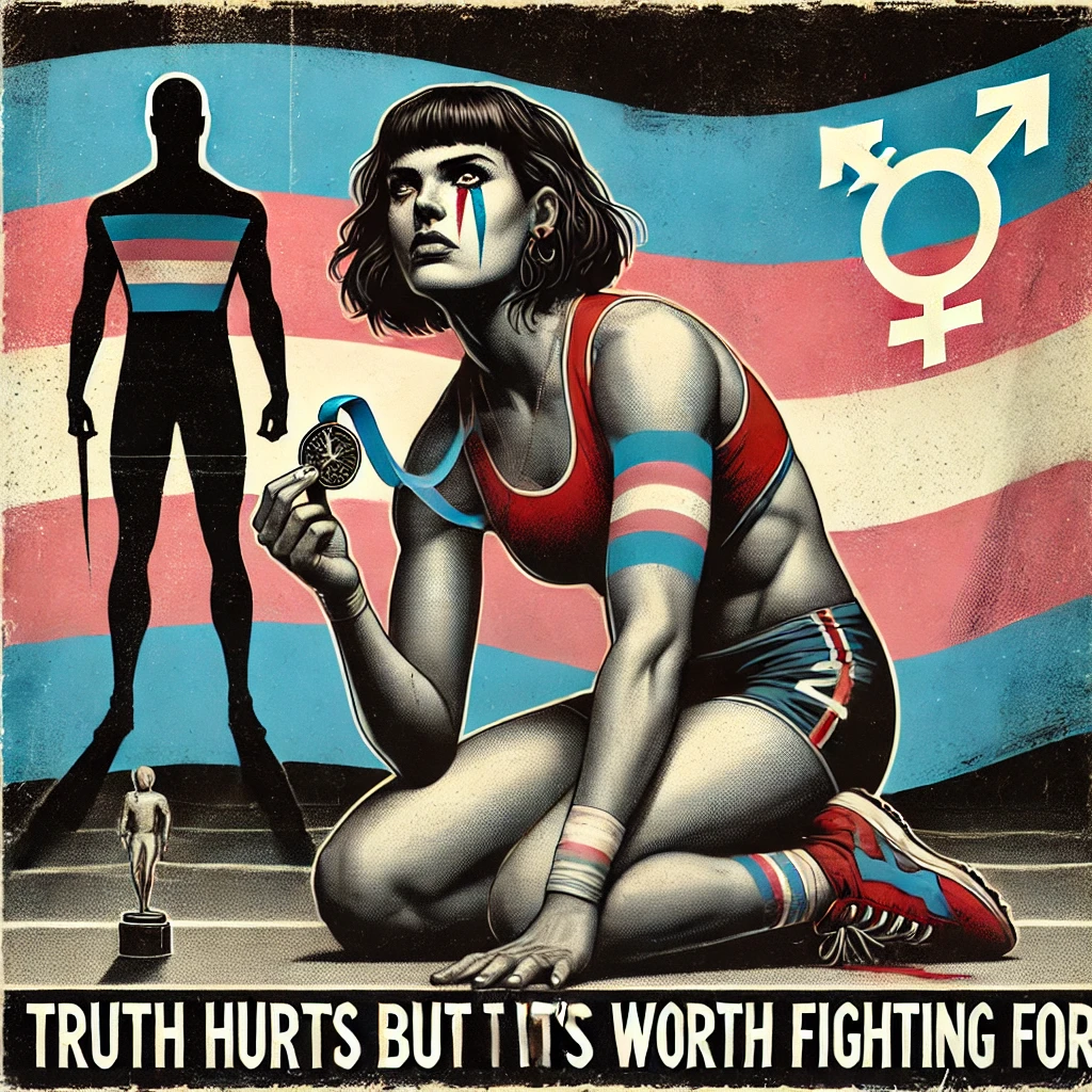 the image of the trans debate and standing for truth