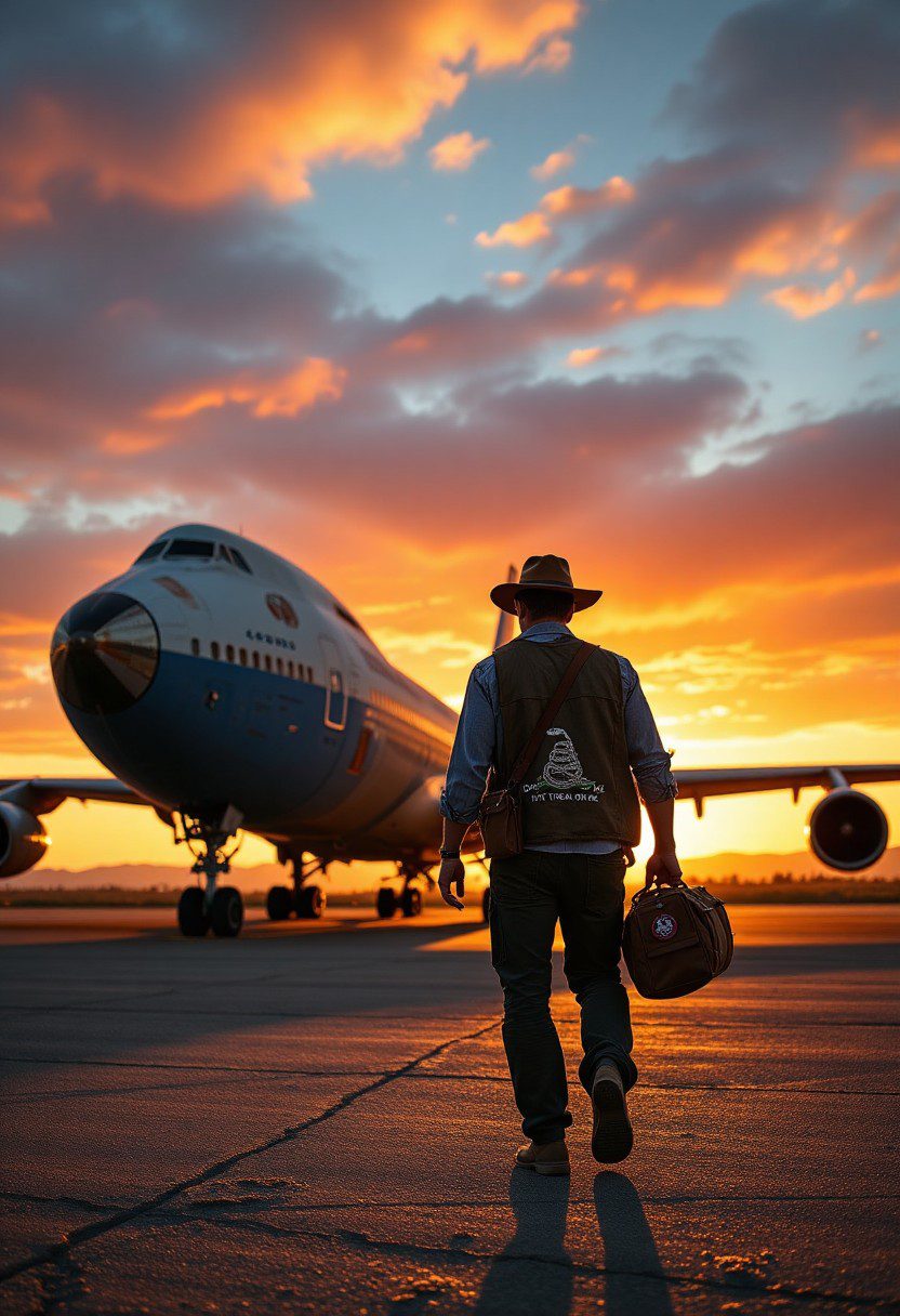 100 days on retired 747