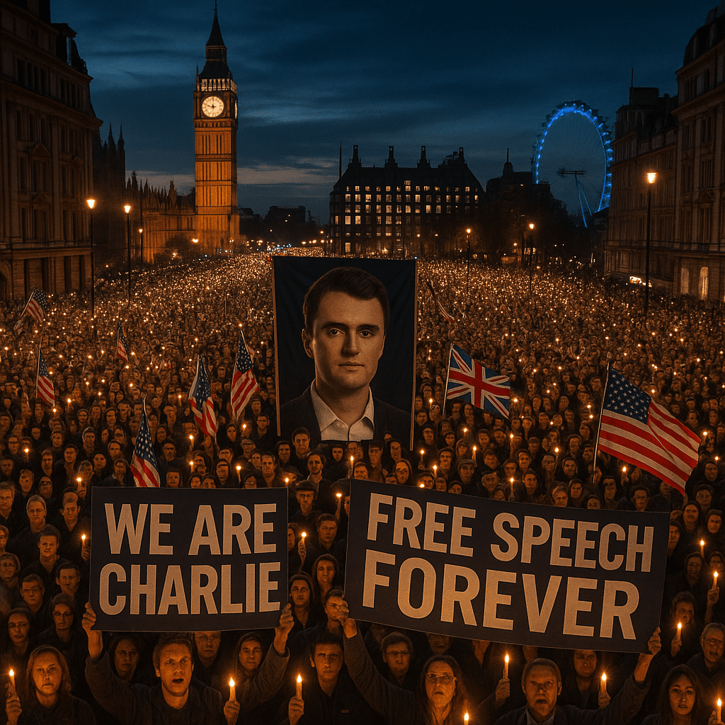 The Global Uprising After Charlie Kirk’s Assassination: Millions Rally for Free Speech