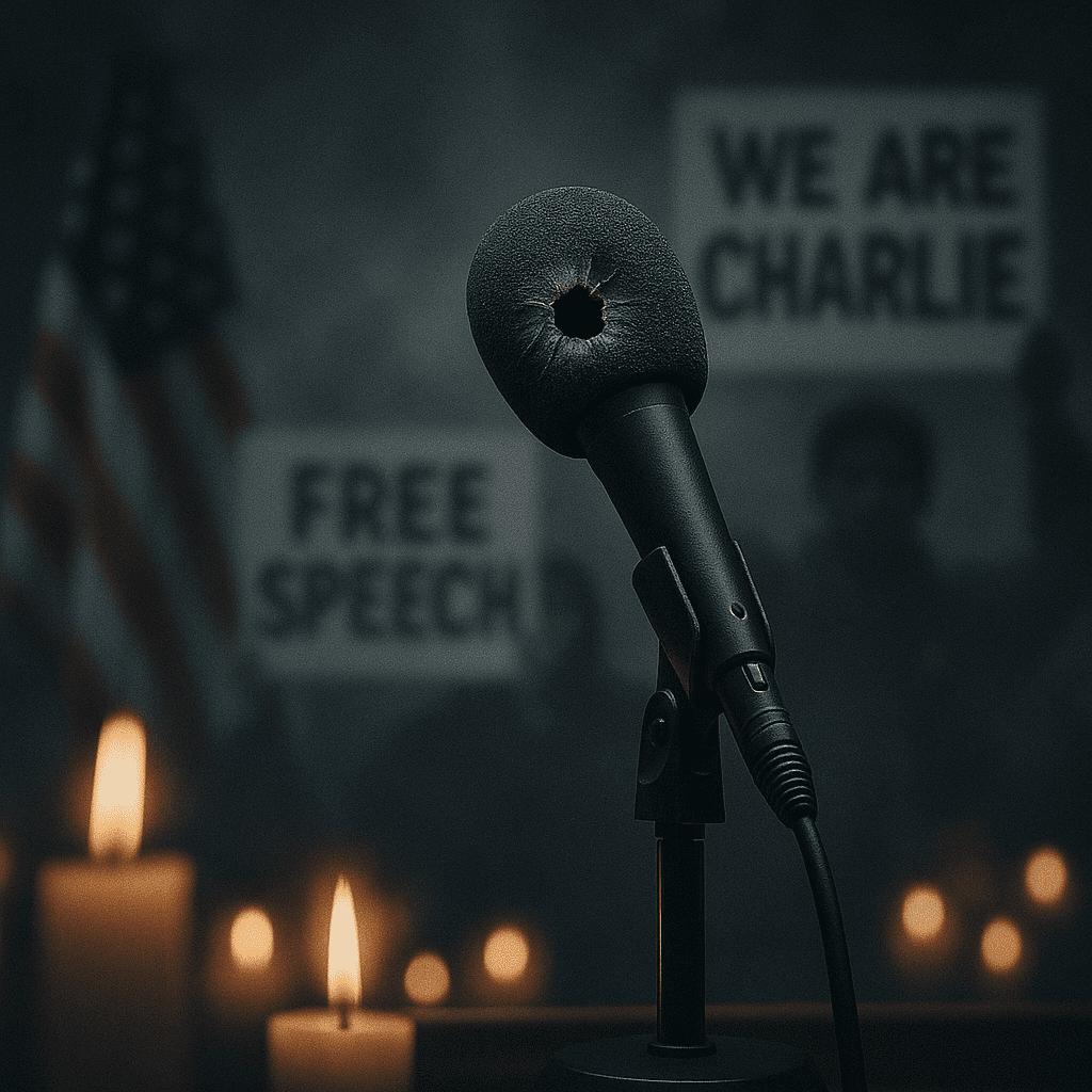 charlie kirk silenced with a bullet