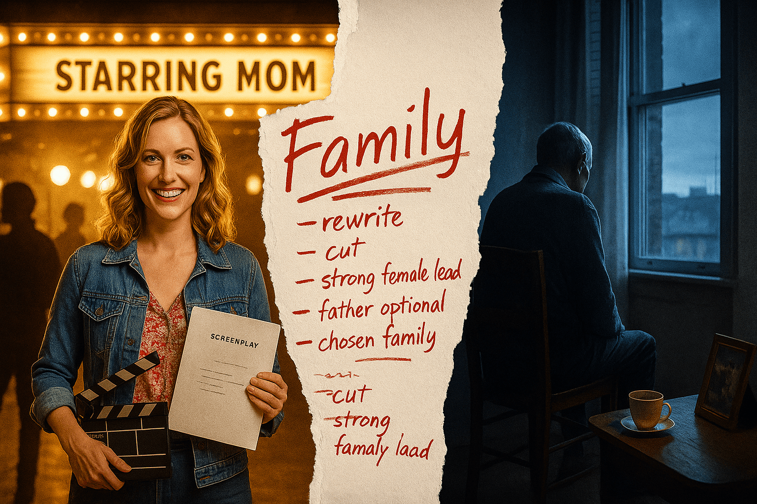 the family - staring mom