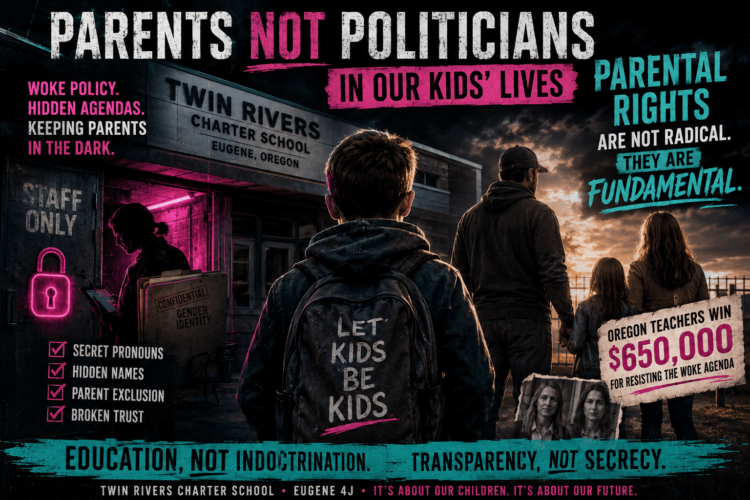 Twin Rivers Charter School Gender Policy and Parents Rights in Eugene Oregon | Twin Rivers Charter School, Eugene 4J Gender Policy, and the Fight for Parents Rights in Oregon