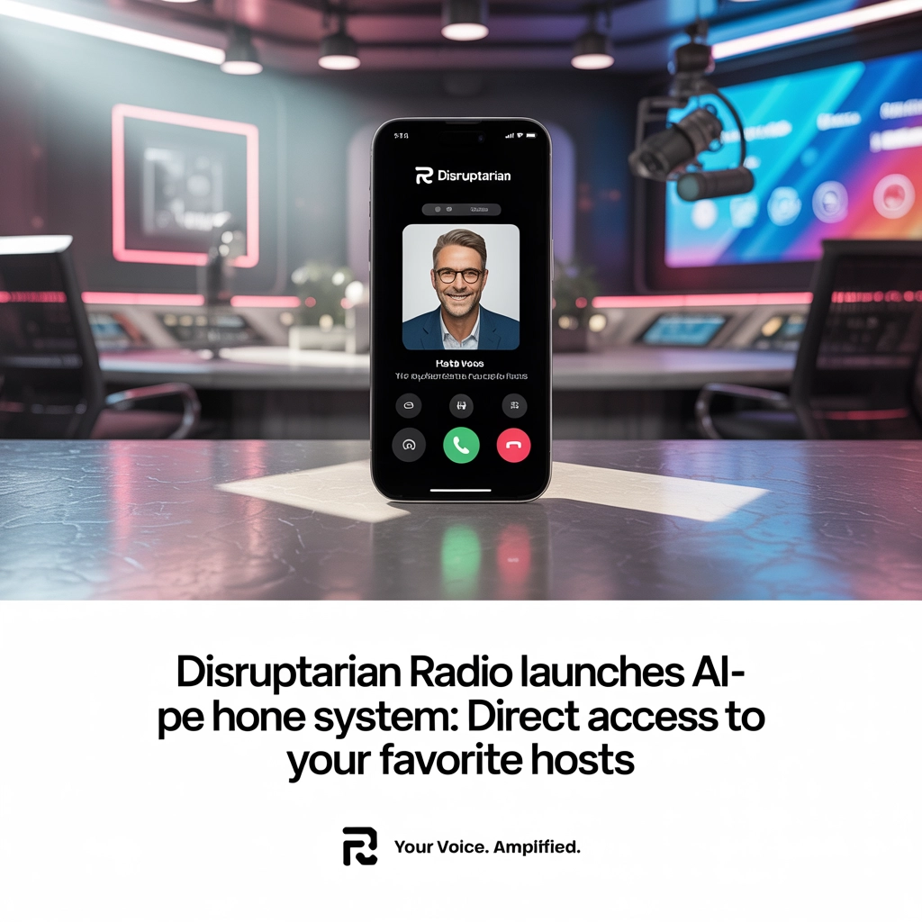 Disruptarian Radio Launches AI-Powered Phone System: Direct Access To Your Favorite Hosts