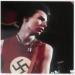 Syd Vicious saying FUCK you with a swastika shirt