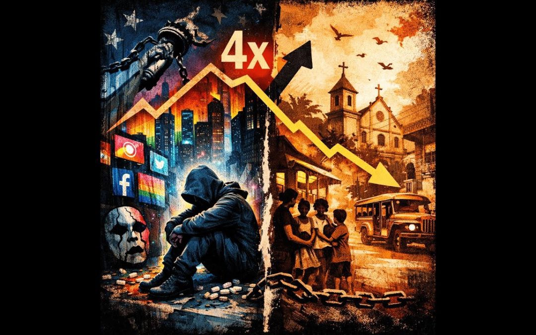 Disruptarian Radio Suicide Rates: The Brutal USA vs Philippines Comparison. Does affirmation really help?