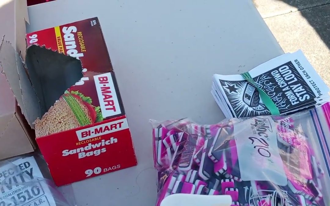 Disruptarian Radio Anti-ICE protest destruction at Eugene Federal Building February 2026