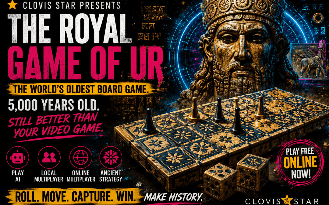 Play History: Clovis Star Launches The Royal Game of Ur Online