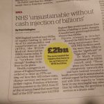 NHS in a crisis United Kingdom