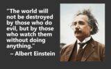 Einstein world will not be destroyed