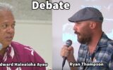 UH Board of Regents Debate with Edward Halealoha Ayau vs Ryan Thompson