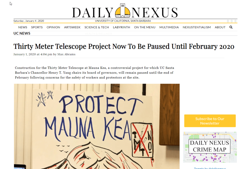 TMT is paused until February, and their funding meeting is February too