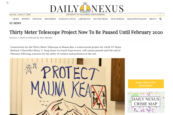 TMT is paused until February, and their funding meeting is February too