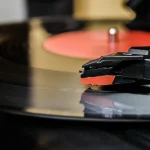 Free vinyl record turntable image